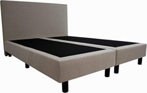 - Bed4less Boxspring 160 x 200 cm - Een comfortabel en stijlvol tweepersoonsbed in beige kleur