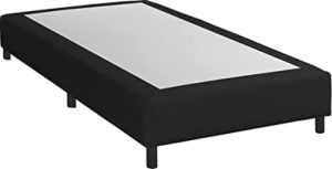 - Boxspring Premium Ideal - Comfortabel en zachte basis met Bonellvering technologie, losse box en beschikbaar in meerdere maten en kleuren (Zwart, 70x210)